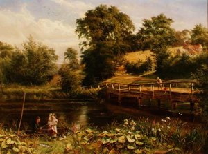 Fishing by the Bridge